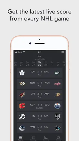 Game screenshot NHLive: N. America Hockey Live apk