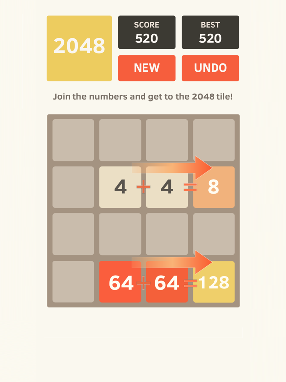 Screenshot #5 pour 2048 by Gabriele Cirulli