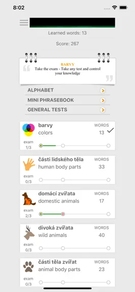 Game screenshot Learn Czech words with ST mod apk