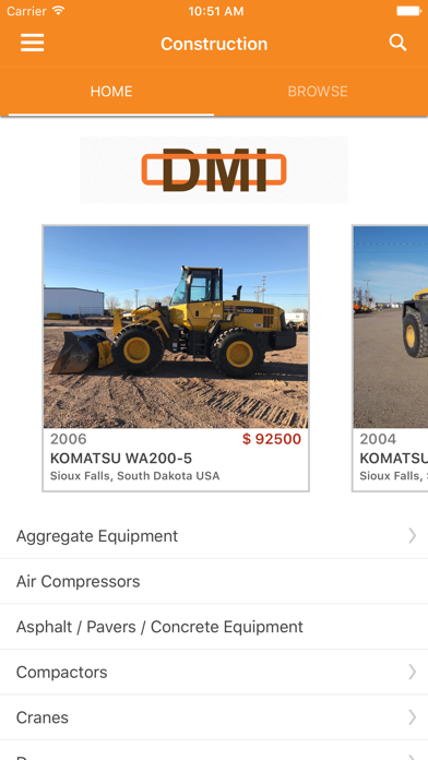 Diesel Machinery, INC Screenshot