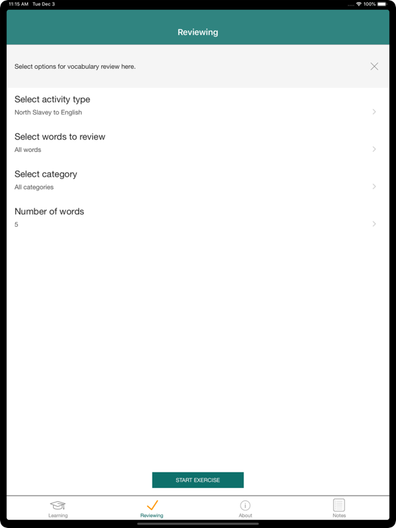 Screenshot #4 pour North Slavey Vocab Builder