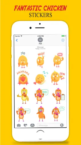Game screenshot Yellow Chicken Sticker hack