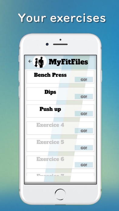 MyFitFiles screenshot 2