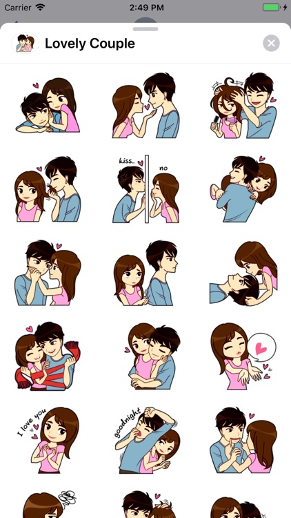 Lovely Couple Sticker Pack