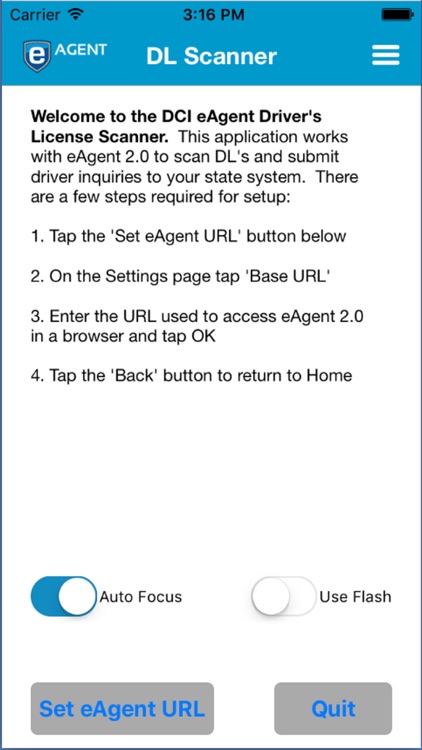 eAgent DL Scanner