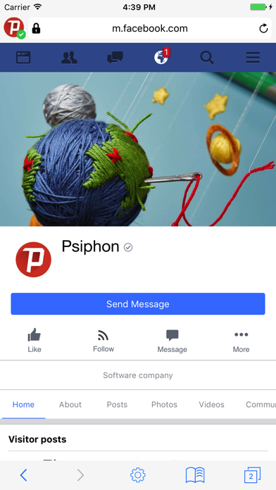 Psiphon Browserのおすすめ画像1