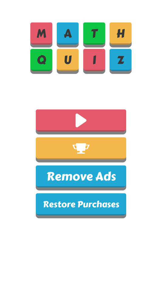 #1. Math! Quiz Game (iOS) Podle: Roghan Games