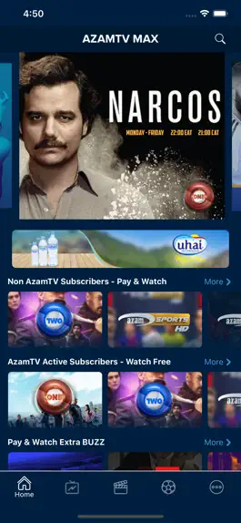 Game screenshot AzamTV Max apk