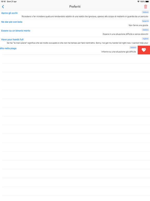 Frasi Fatte - Glossario iPad screenshot 5 - Reference app