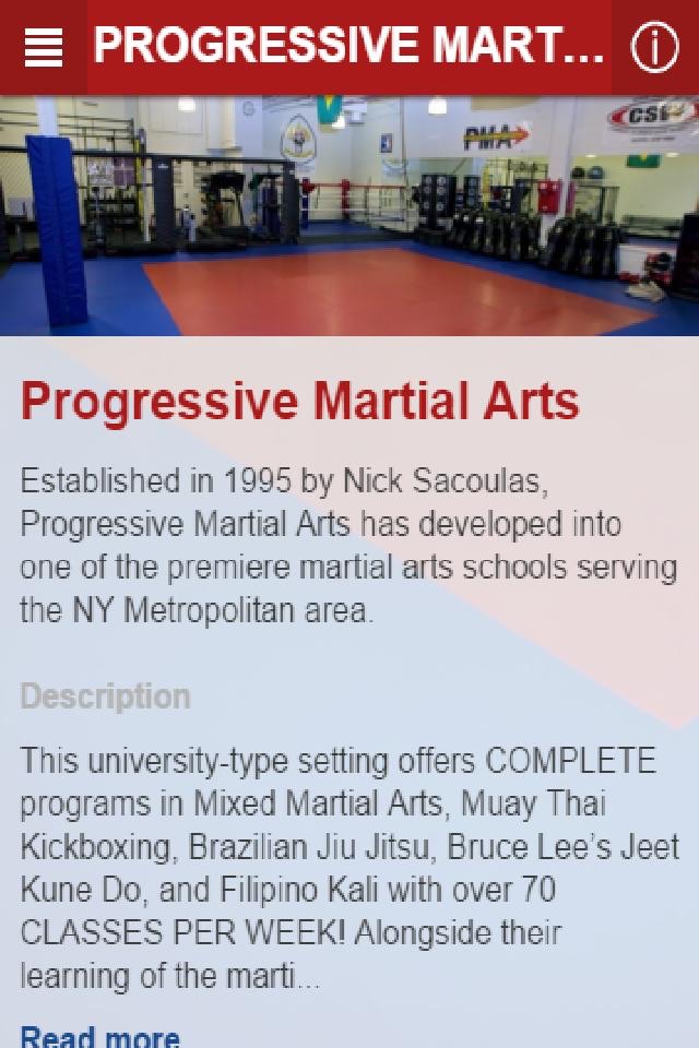 Progressive Martial Arts screenshot 2