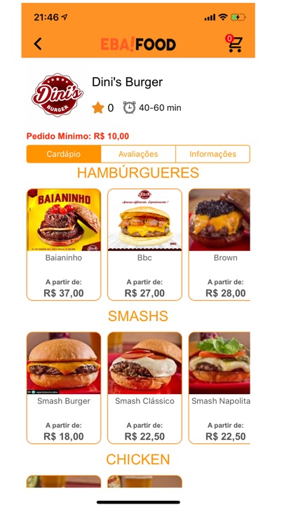 EbaFood - Delivery de Comida screenshot-3