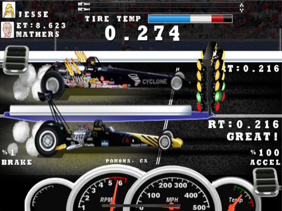Screenshot #6 pour Burnout Drag Racing