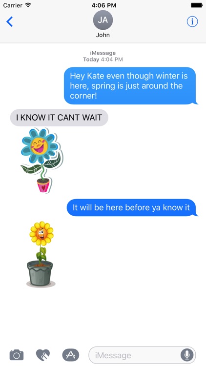Flower Power Emoji Stickers