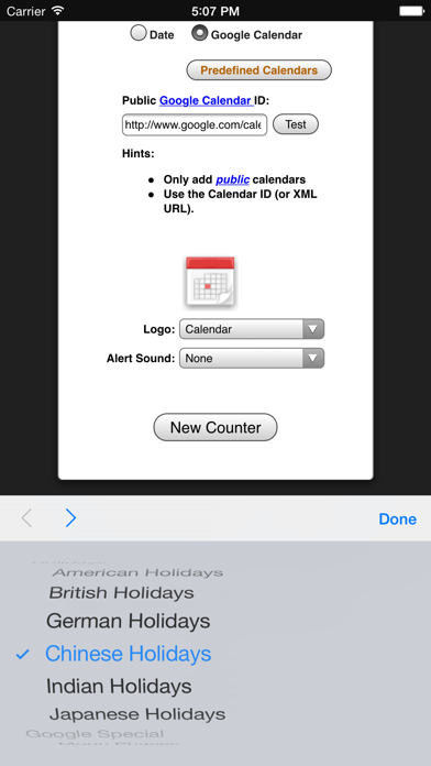 CountDownr Screenshot