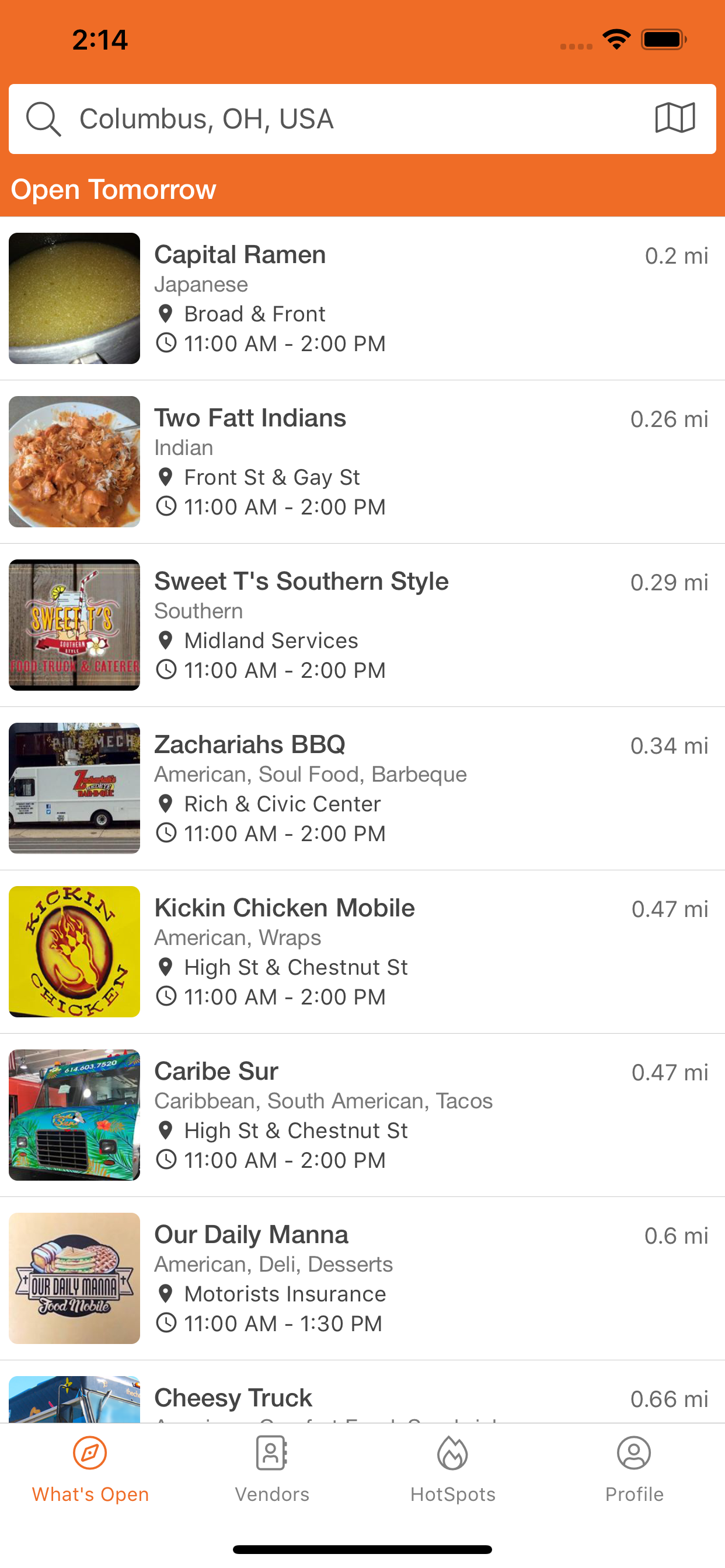 StreetFoodFinder