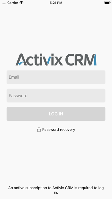 Activix CRM Screenshot