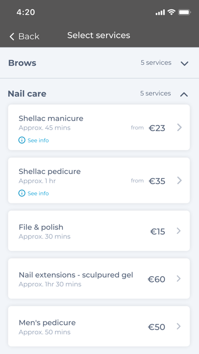 WAXBAR app screenshot 2