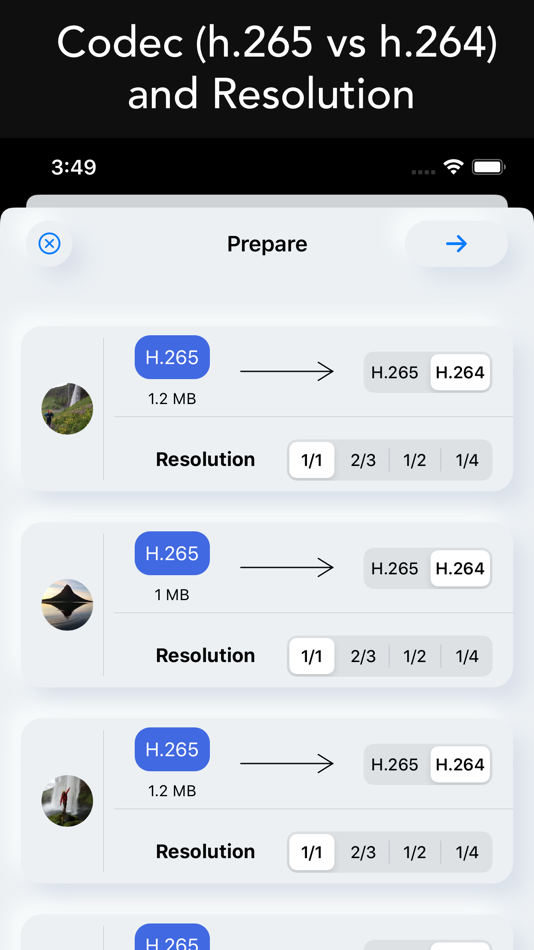 #3. HEVC - Convert H.265 and H.264 (iOS) 由: Dongwook Cho