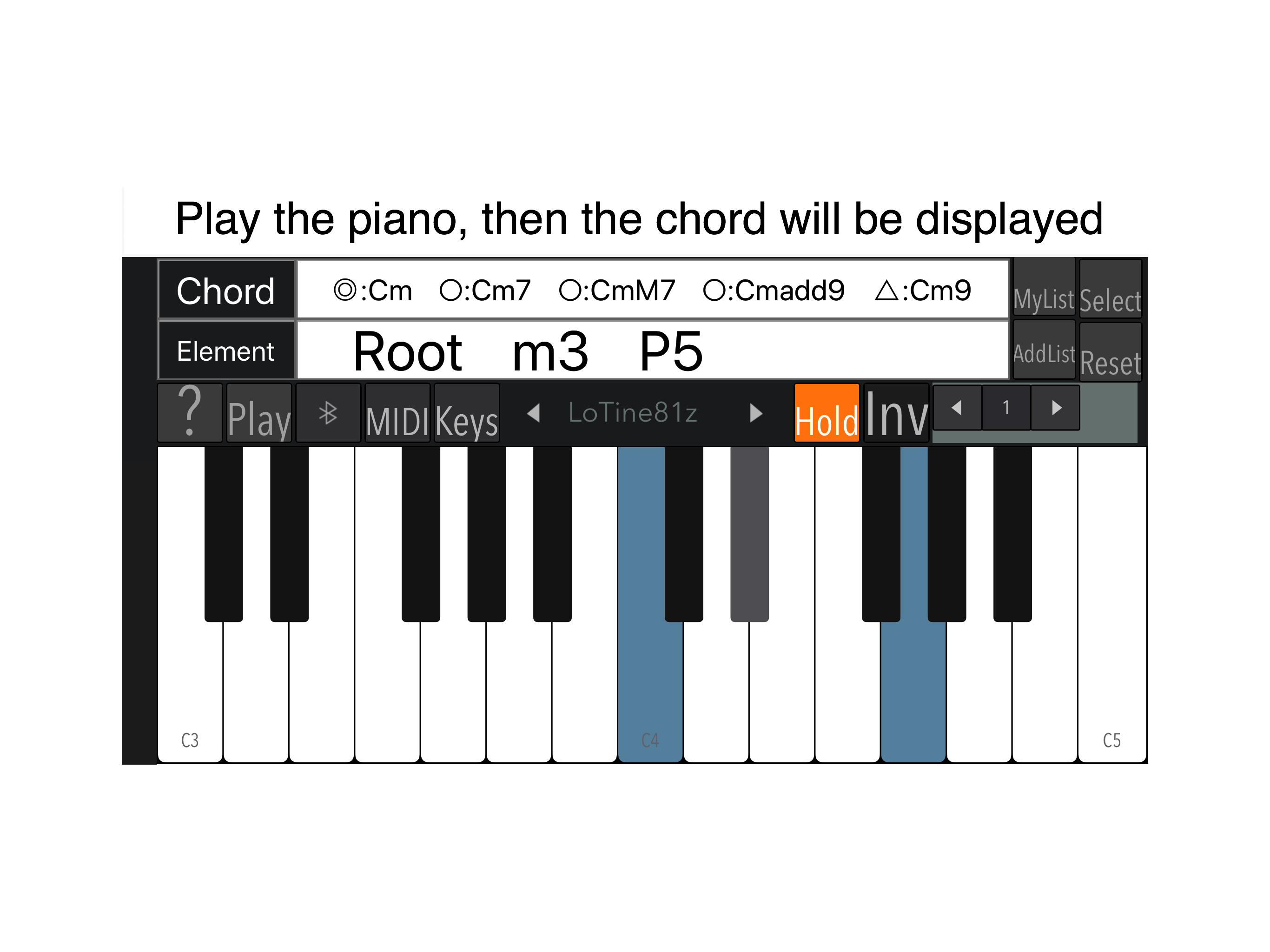 Piano Chord Judge