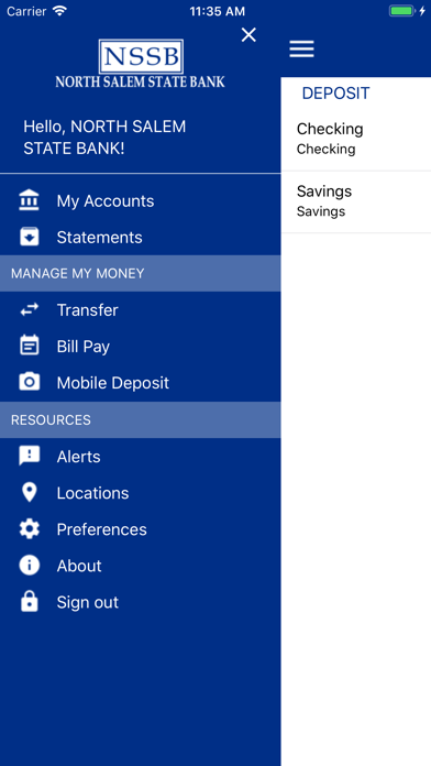How to cancel & delete North Salem State Bank Mobile from iphone & ipad 1