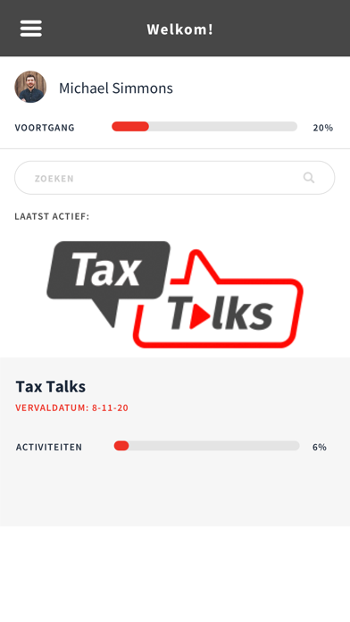 Tax Talks app Screenshot