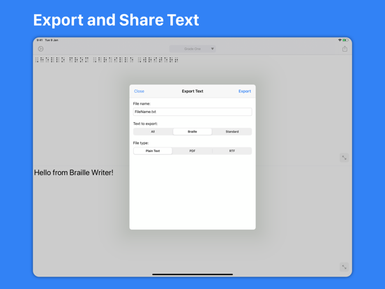 Screenshot #6 pour Braille Writer