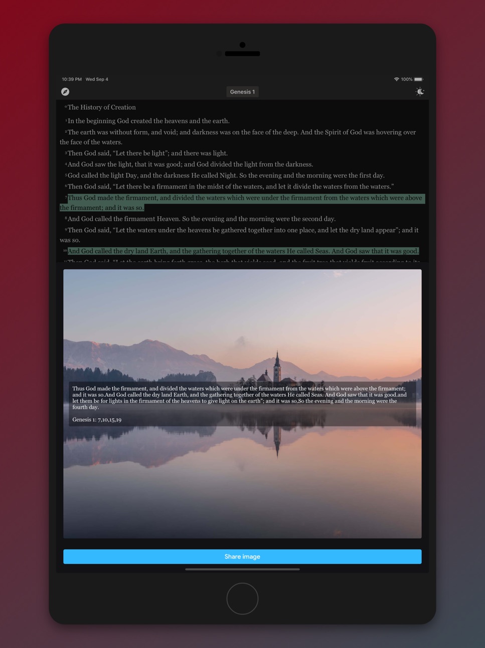 iPad screenshot