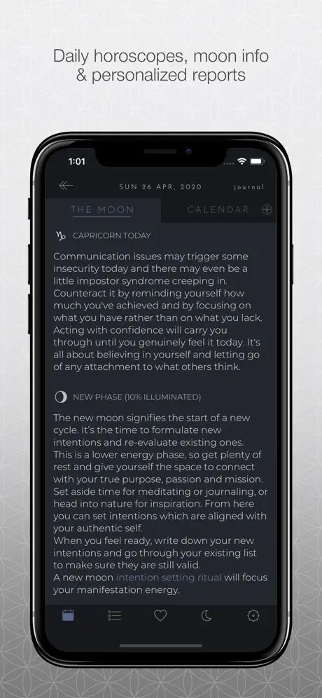 The Moon Calendar
