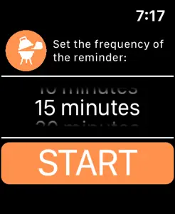 BBQ Watch Timer screenshot #1 for Apple Watch