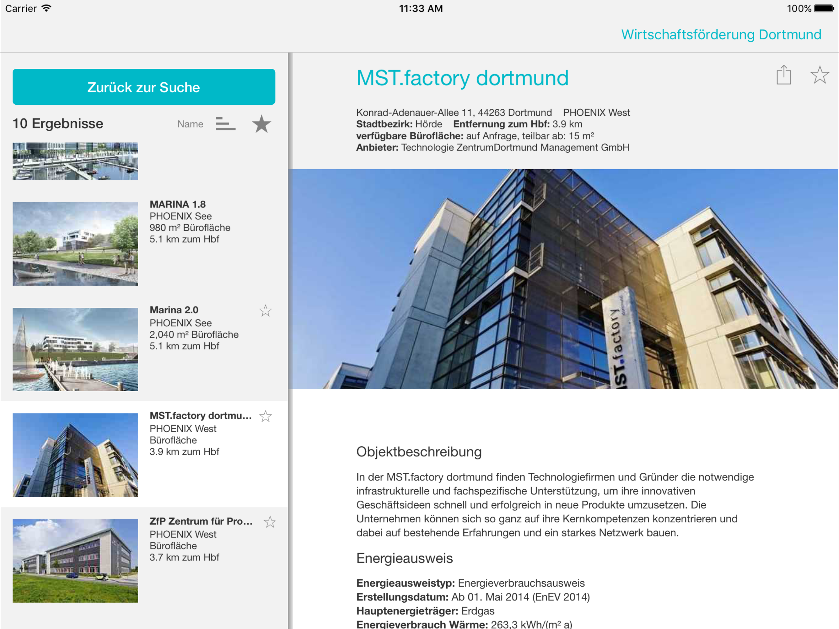 Dortmunder Immobilien App
