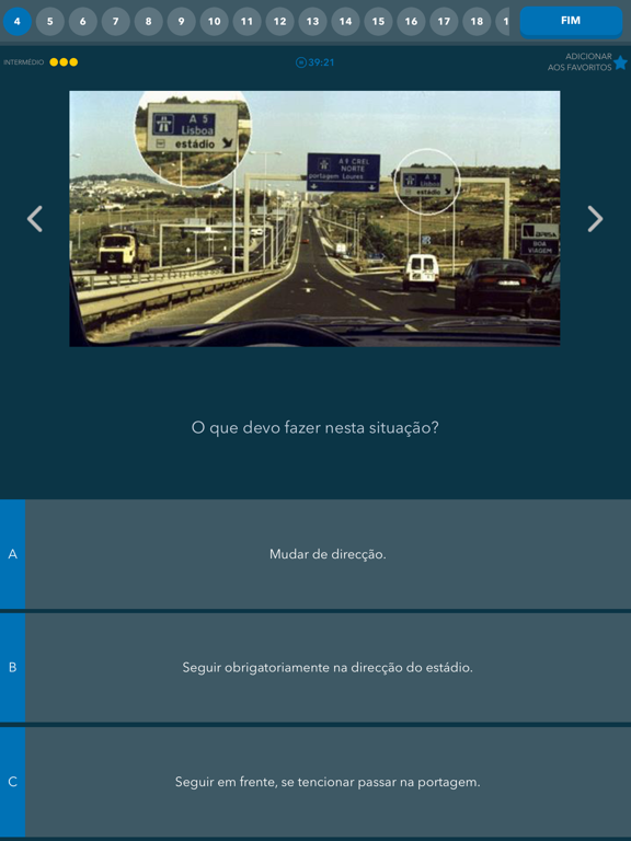 Testes de Código Oficiais IMT iPad screenshot 8 - Education app