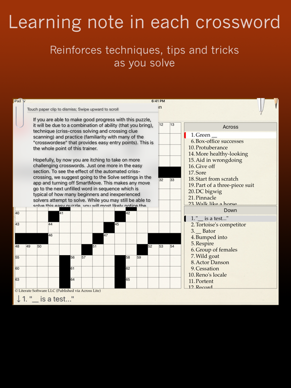 Screenshot #6 pour Across Crossword Trainer