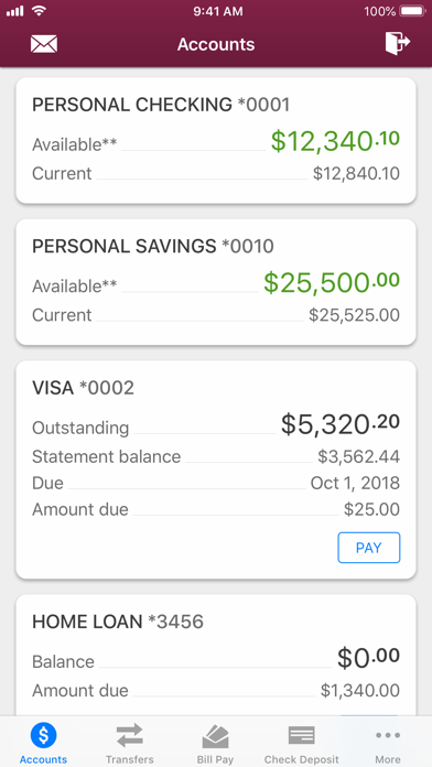 Ocean State Credit Union Screenshot