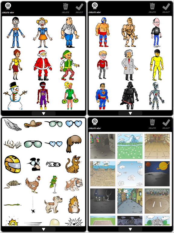 Comic Puppets Lite iPad screenshot 4 - Social Networking app