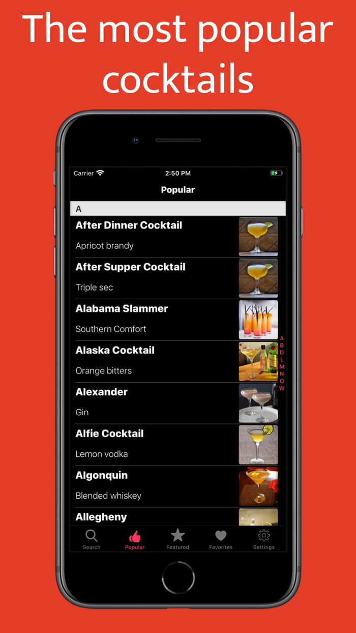 Cocktail Recipes Mixed Drinks