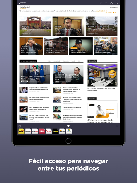Screenshot #5 pour Diarios Paraguayos