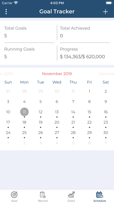 SaveMoney: Savings Tracker iPhone screenshot