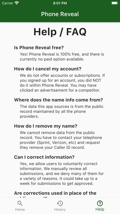 Phone Reveal Screenshot
