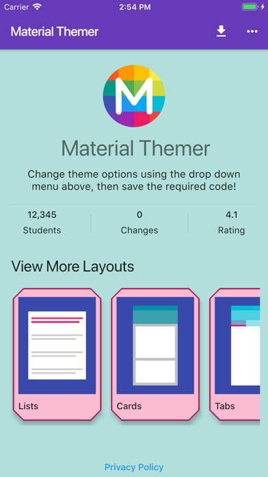 Material Themer Screenshot 2 - AppWisp.com Material Themer Screenshot 2 - AppWisp.com