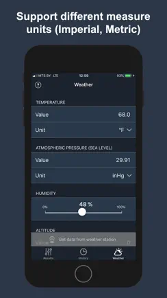 Air Density & Altitude: AirLab iPhone image 3