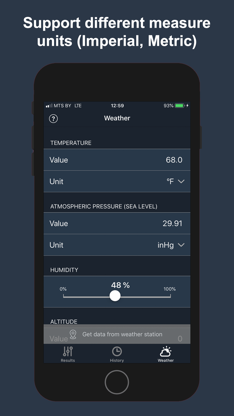 Air Density & Altitude: AirLab screenshot 3