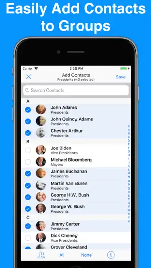 ABC Contacts screenshot 4