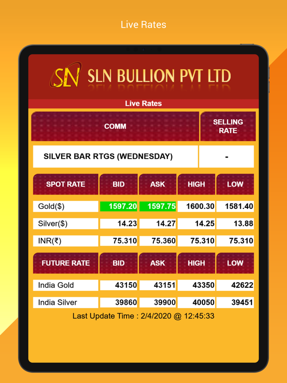 Screenshot #4 pour SLN BULLION - CHENNAI