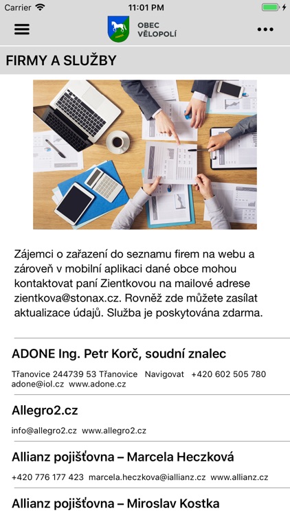 Obec Vělopolí screenshot-4