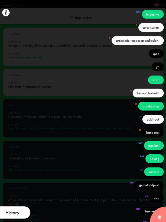 Wordd - Dictionary iPad screenshot 4 - Reference app
