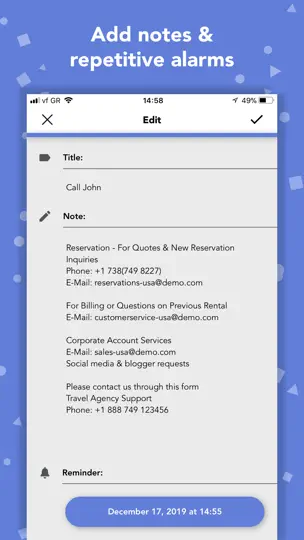 Screenshot von Lists To-do auf dem iPhone 4