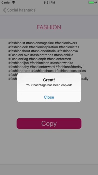 Social Hashtags screenshot 4