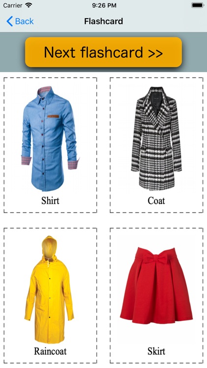 Clothes&Accessories words