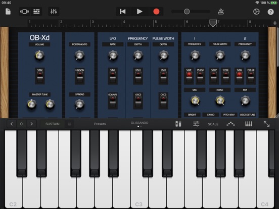 Screenshot #5 pour OB-Xd AUv3 Synth