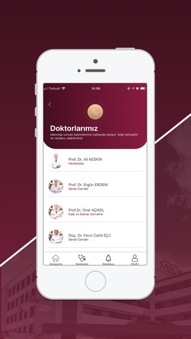 Sağlık Hastanesi Screenshot